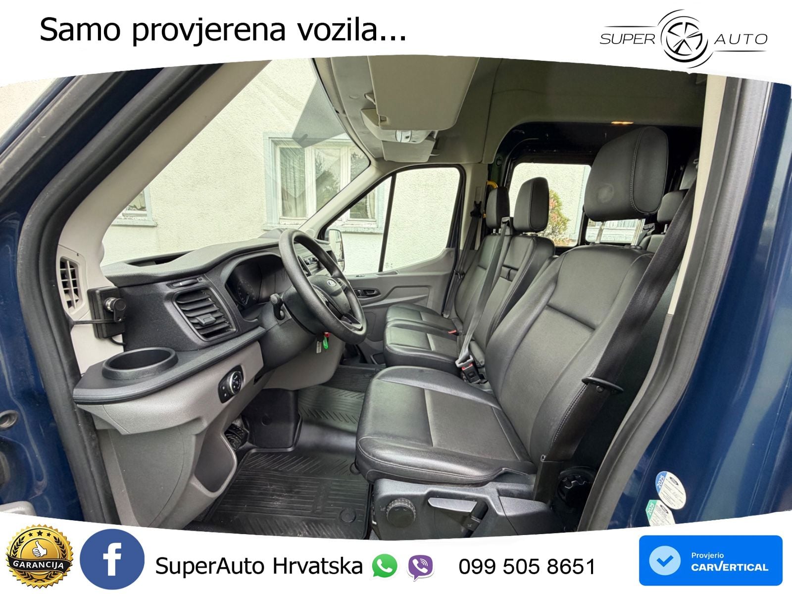 Ford Transit Kasten 350 L3H3 DOKA 7 SITZER AHK PDC 170 KS