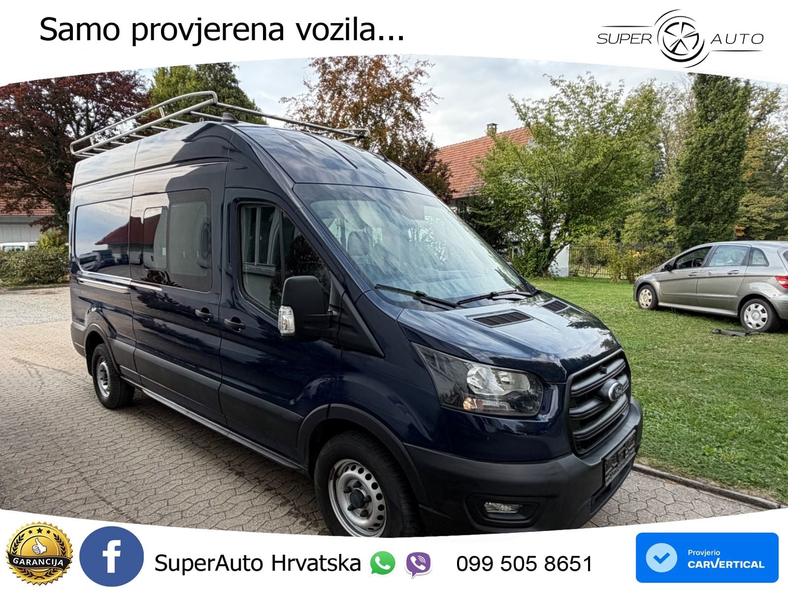 Ford Transit Kasten 350 L3H3 DOKA 7 SITZER AHK PDC 170 KS