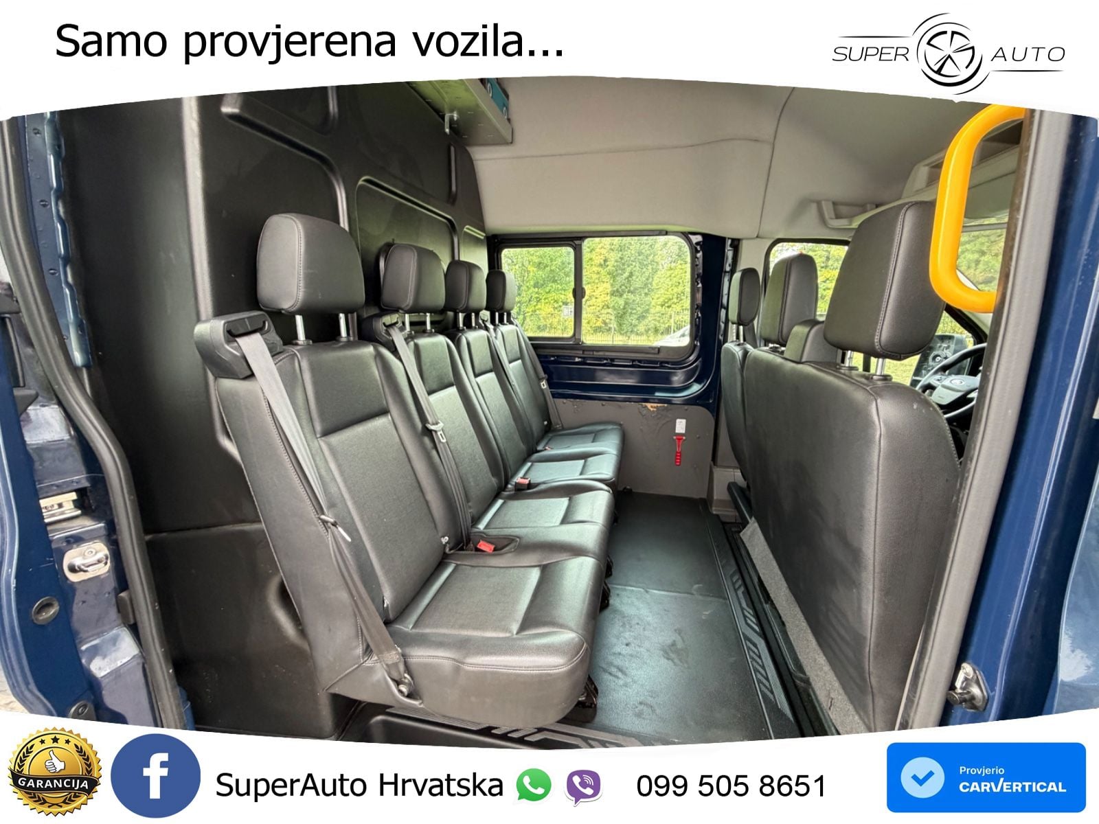 Ford Transit Kasten 350 L3H3 DOKA 7 SITZER AHK PDC 170 KS