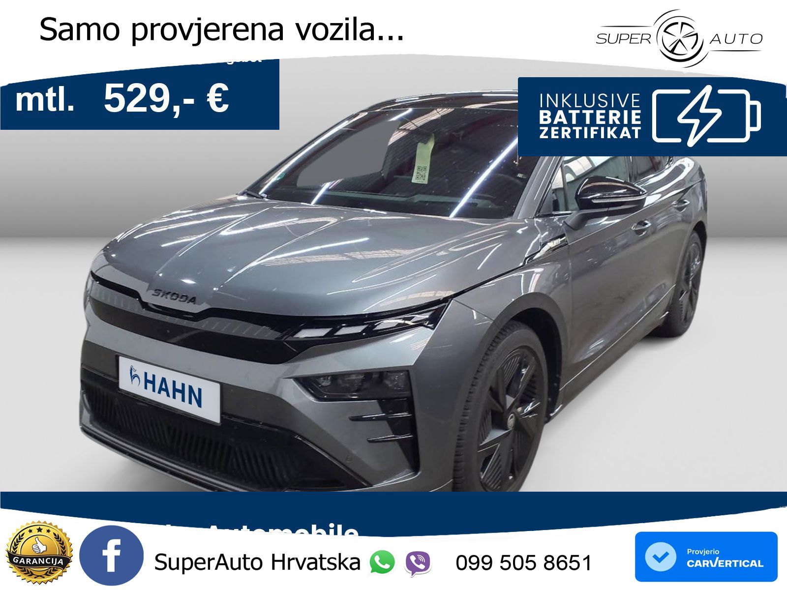 Škoda Enyaq Coupe iV RS 82 kWh (340 KS) AWD LED+GR SJED+ACC