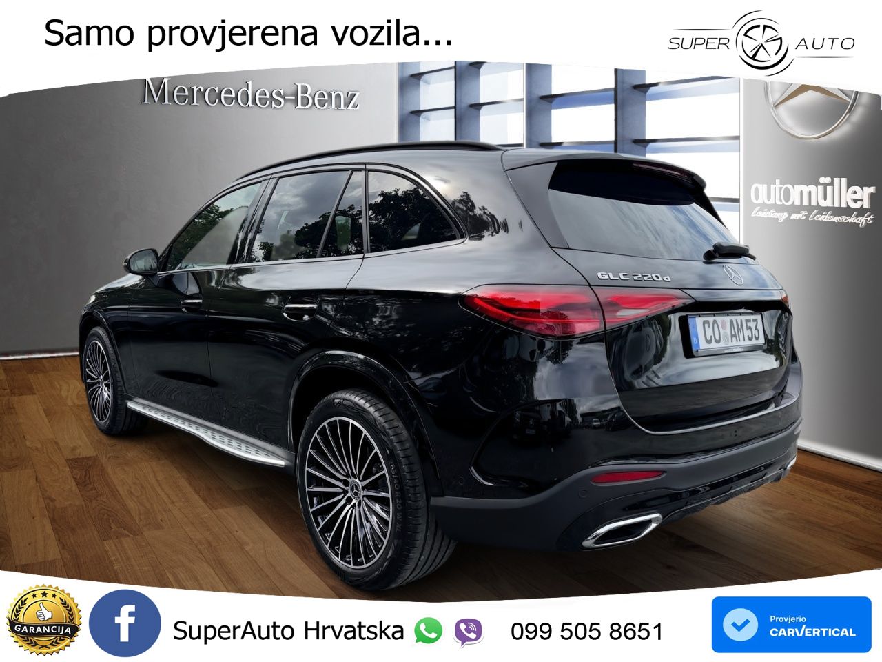Mercedes GLC 220d (197 KS) 4MATIC 9G-TRONIC AMG ZRAČNI+ACC+GR SJED+360+PANO