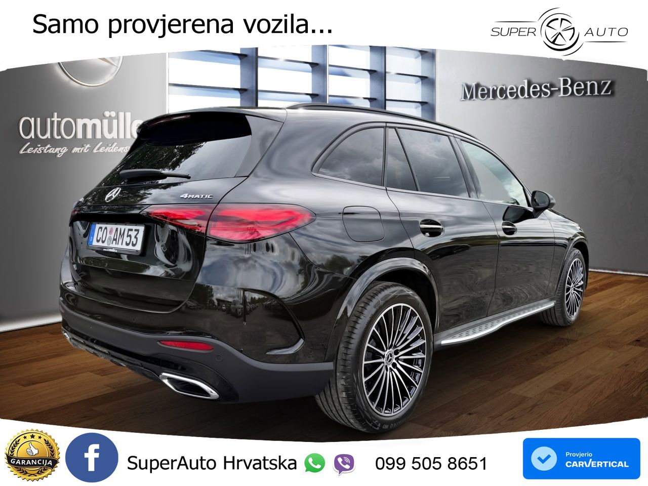 Mercedes GLC 220d (197 KS) 4MATIC 9G-TRONIC AMG ZRAČNI+ACC+GR SJED+360+PANO
