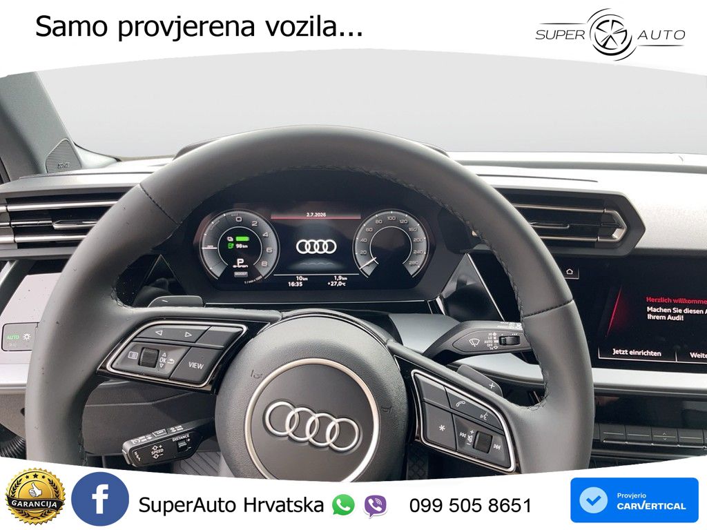Audi A3 Sportback 40 TFSI e (204 KS) Plug-in Hybrid S tronic S line MATRIX+GR SJED+KAM