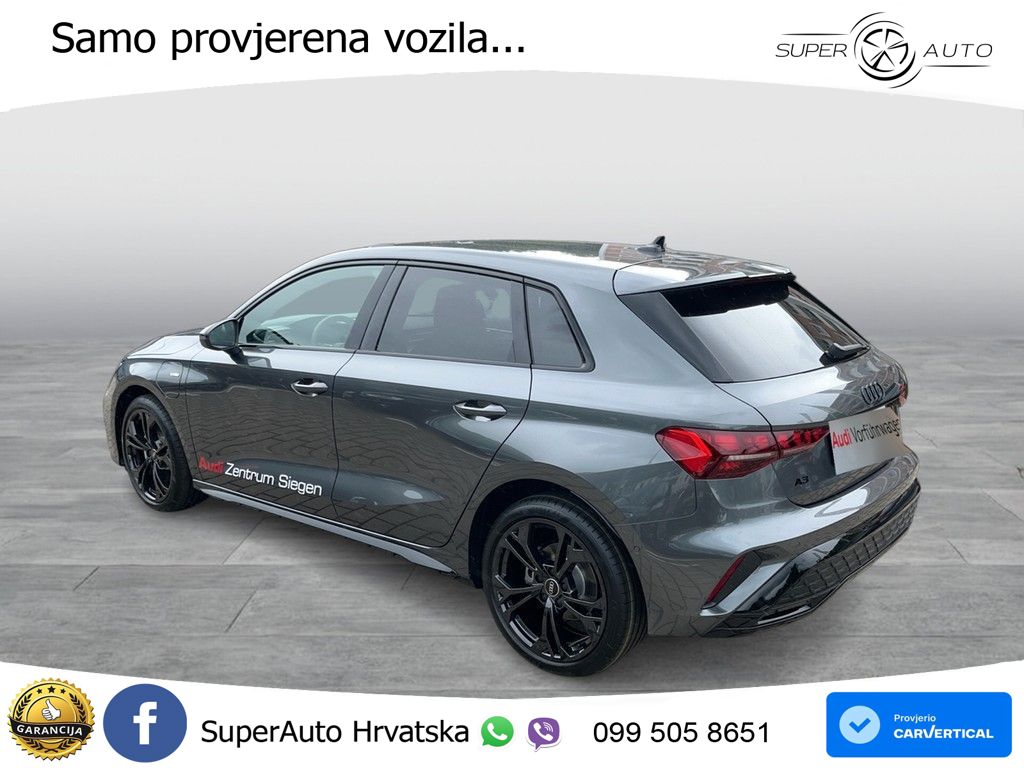 Audi A3 Sportback 40 TFSI e (204 KS) Plug-in Hybrid S tronic S line MATRIX+GR SJED+KAM