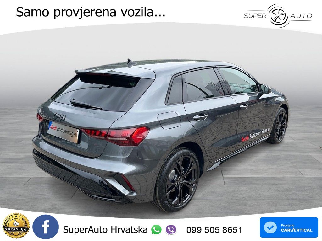 Audi A3 Sportback 40 TFSI e (204 KS) Plug-in Hybrid S tronic S line MATRIX+GR SJED+KAM