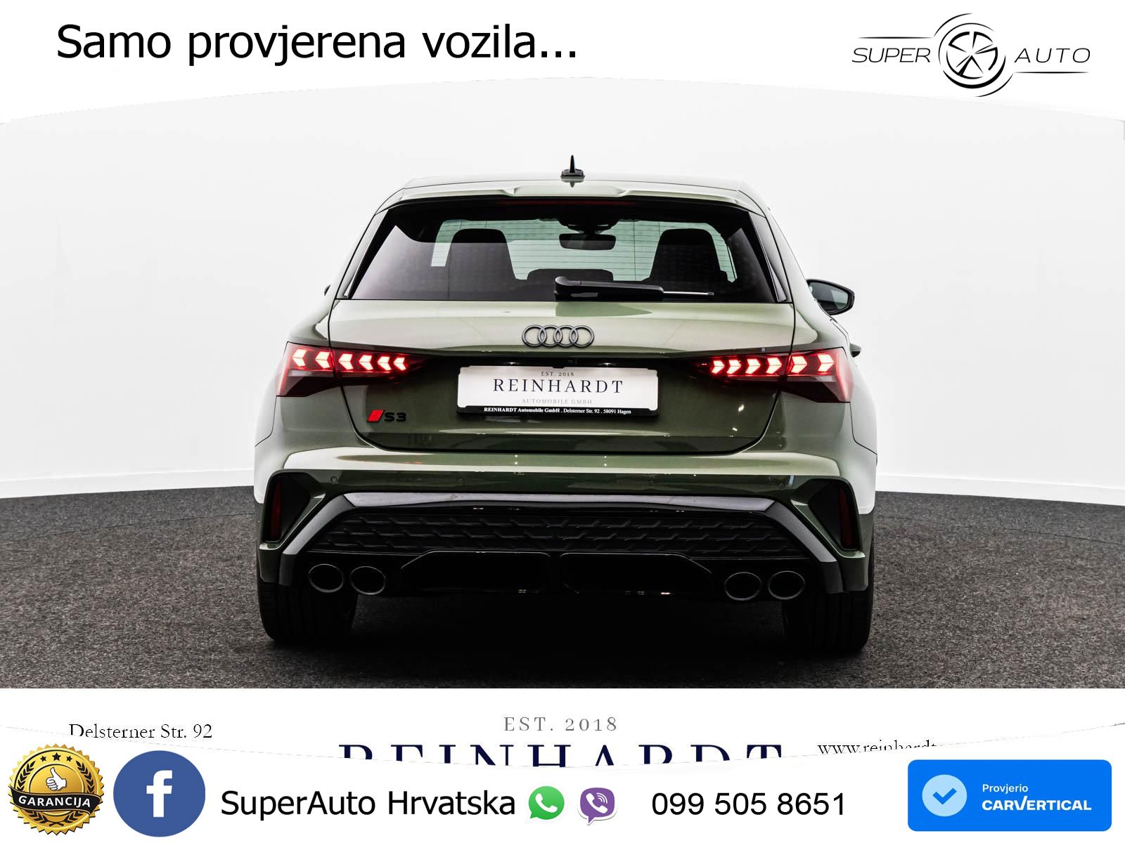 Audi S3 2.0 TFSI (333 KS) quattro S tronic MATRIX+GR SJED+KAM