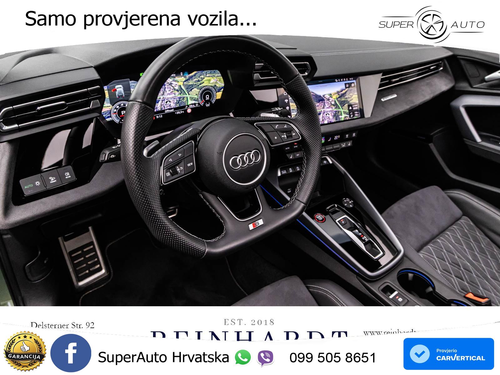Audi S3 2.0 TFSI (333 KS) quattro S tronic MATRIX+GR SJED+KAM