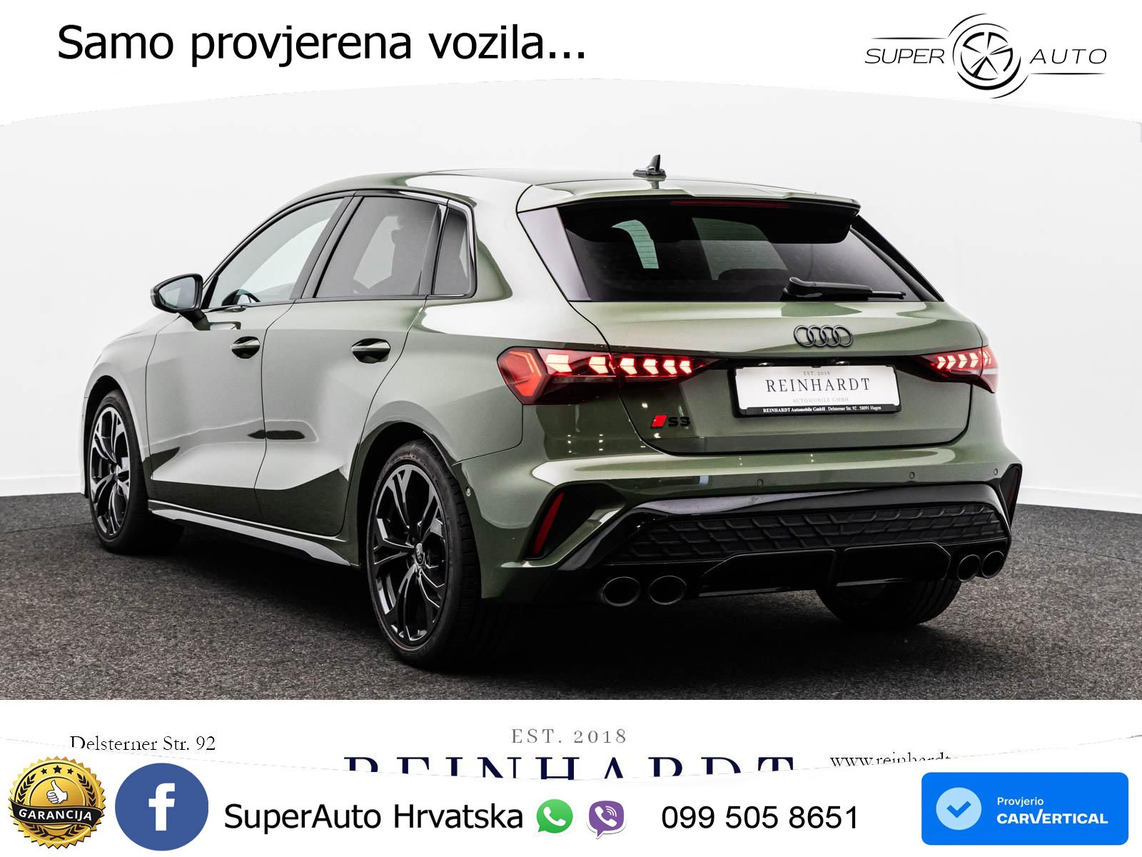 Audi S3 2.0 TFSI (333 KS) quattro S tronic MATRIX+GR SJED+KAM