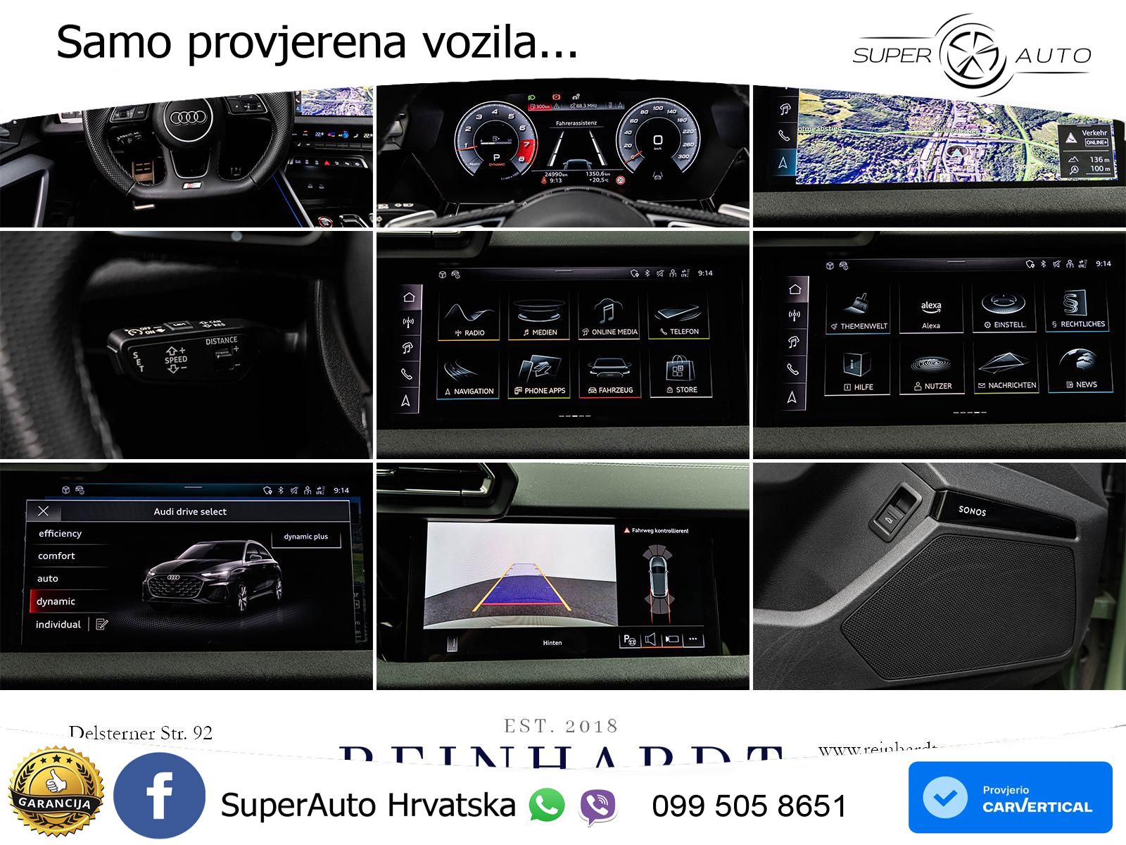 Audi S3 2.0 TFSI (333 KS) quattro S tronic MATRIX+GR SJED+KAM