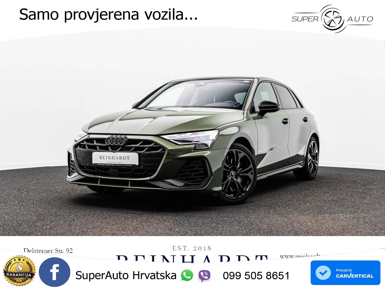 Audi S3 2.0 TFSI (333 KS) quattro S tronic MATRIX+GR SJED+KAM