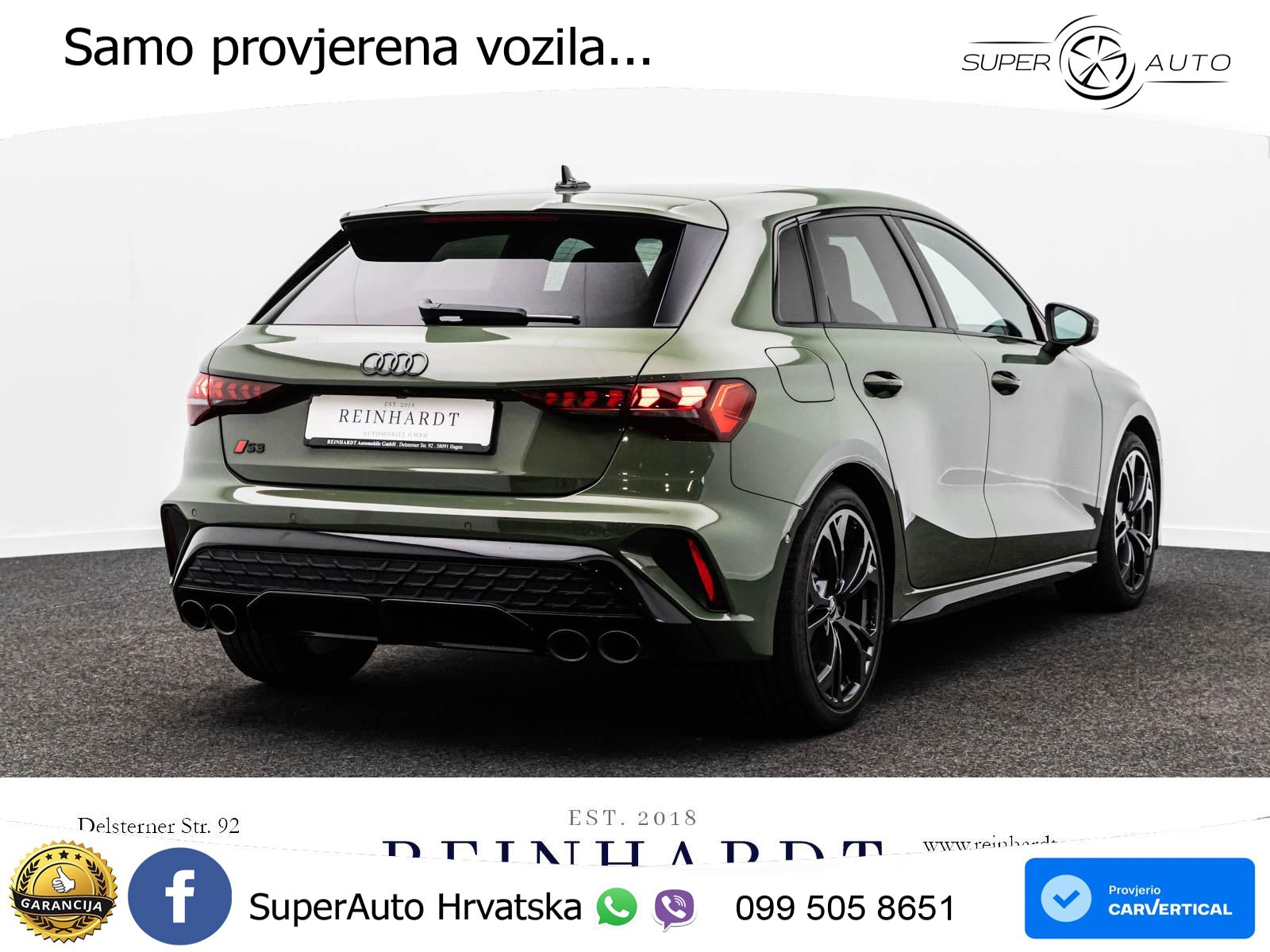 Audi S3 2.0 TFSI (333 KS) quattro S tronic MATRIX+GR SJED+KAM