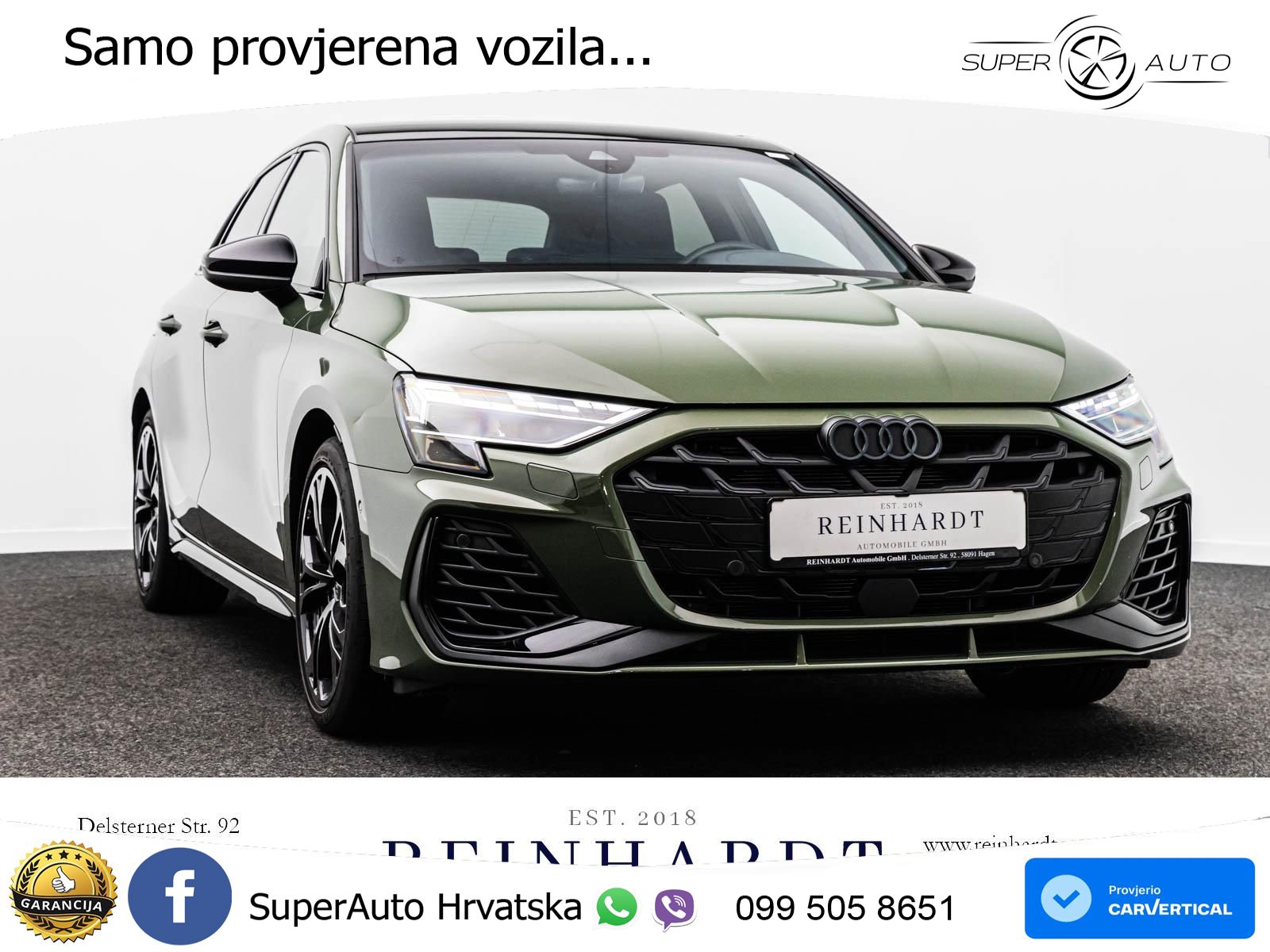 Audi S3 2.0 TFSI (333 KS) quattro S tronic MATRIX+GR SJED+KAM