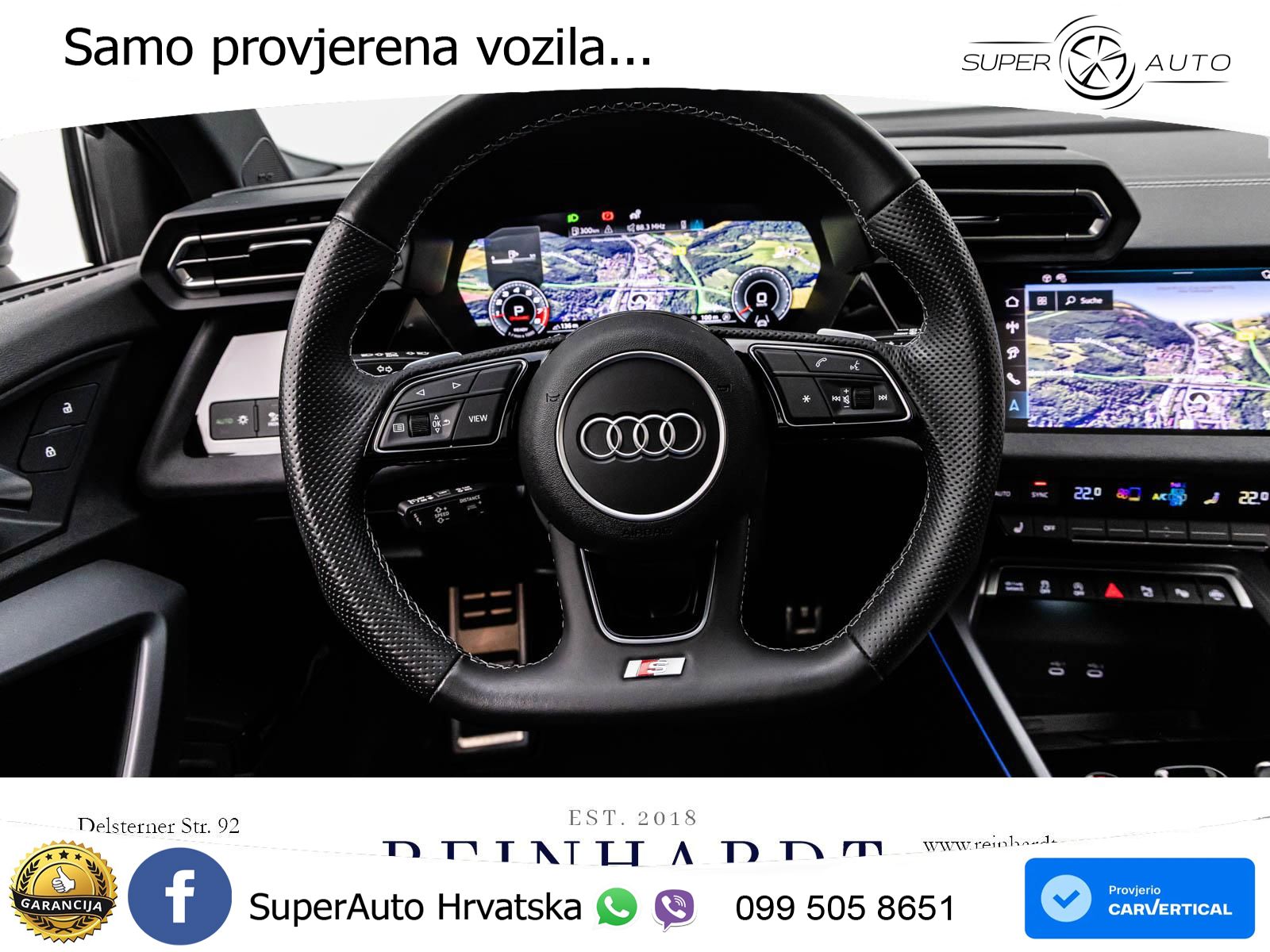 Audi S3 2.0 TFSI (333 KS) quattro S tronic MATRIX+GR SJED+KAM