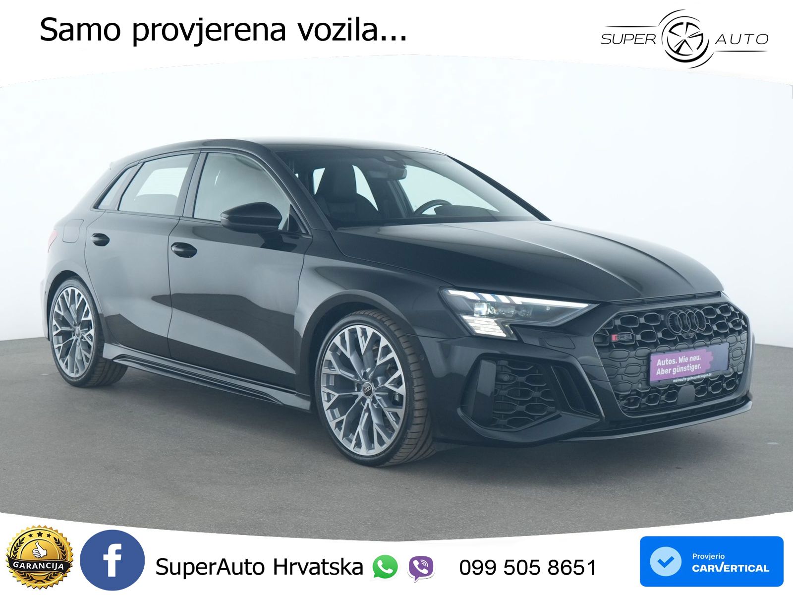 Audi RS3 Sedan 2.5 TFSI (400 KS) quattro S tronic MATRIX+GR SJED+KAM