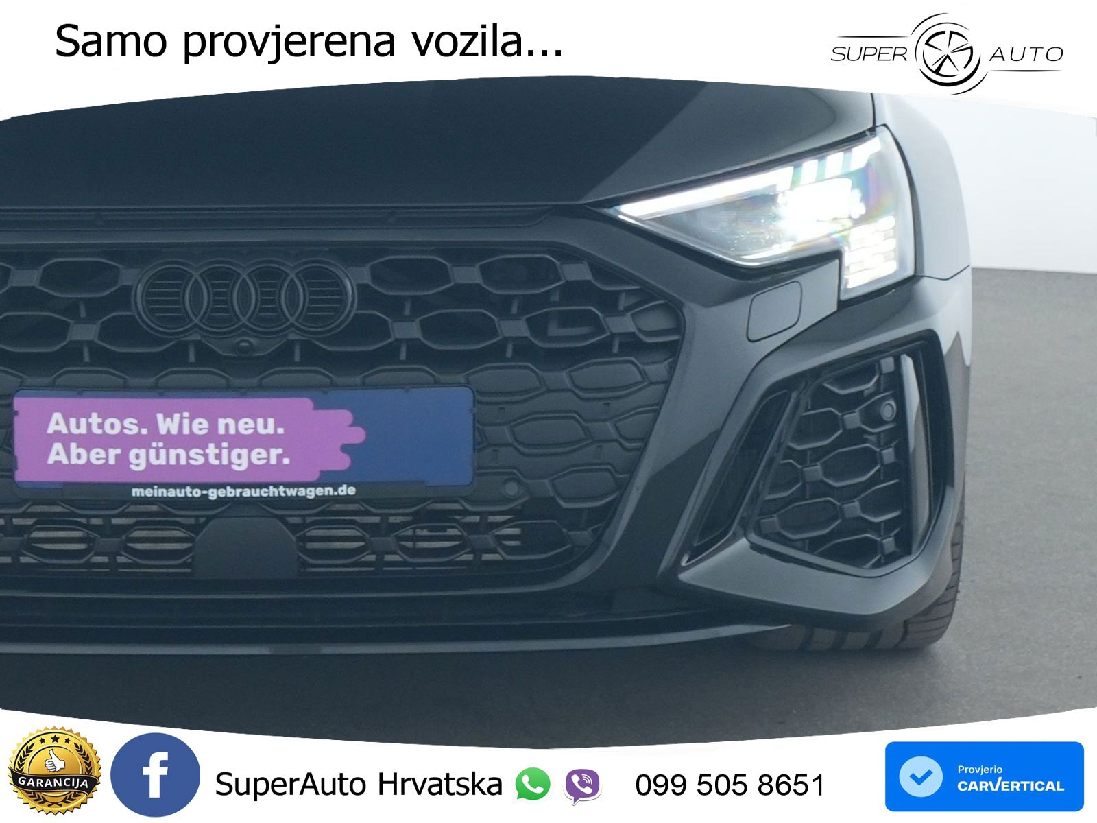 Audi RS3 Sedan 2.5 TFSI (400 KS) quattro S tronic MATRIX+GR SJED+KAM