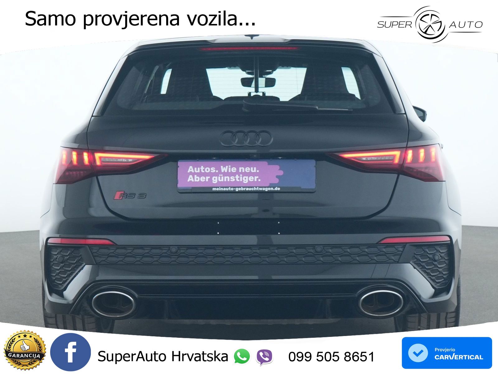 Audi RS3 Sedan 2.5 TFSI (400 KS) quattro S tronic MATRIX+GR SJED+KAM