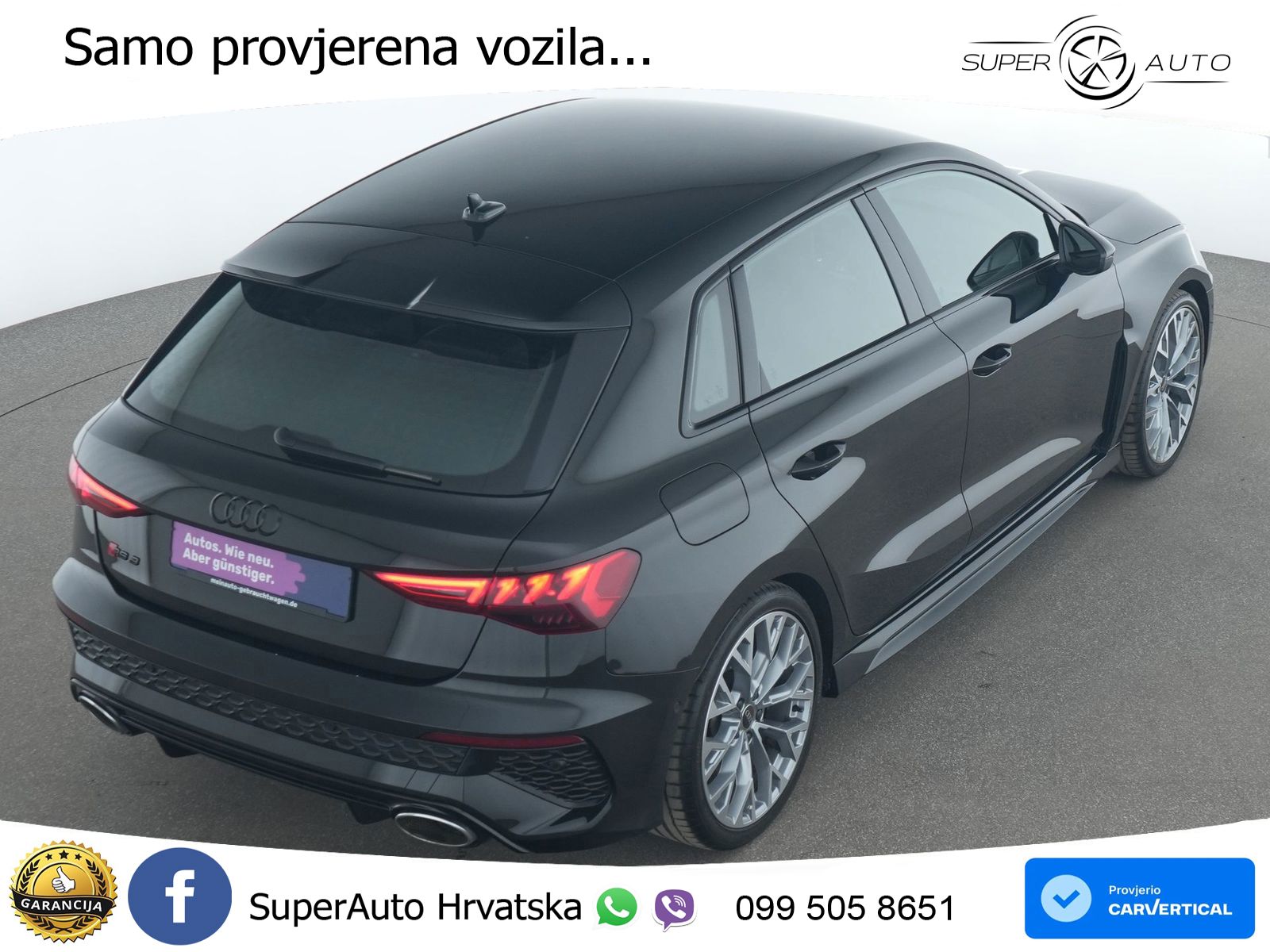 Audi RS3 Sedan 2.5 TFSI (400 KS) quattro S tronic MATRIX+GR SJED+KAM