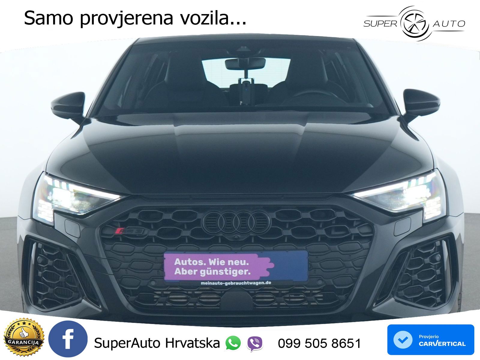 Audi RS3 Sedan 2.5 TFSI (400 KS) quattro S tronic MATRIX+GR SJED+KAM