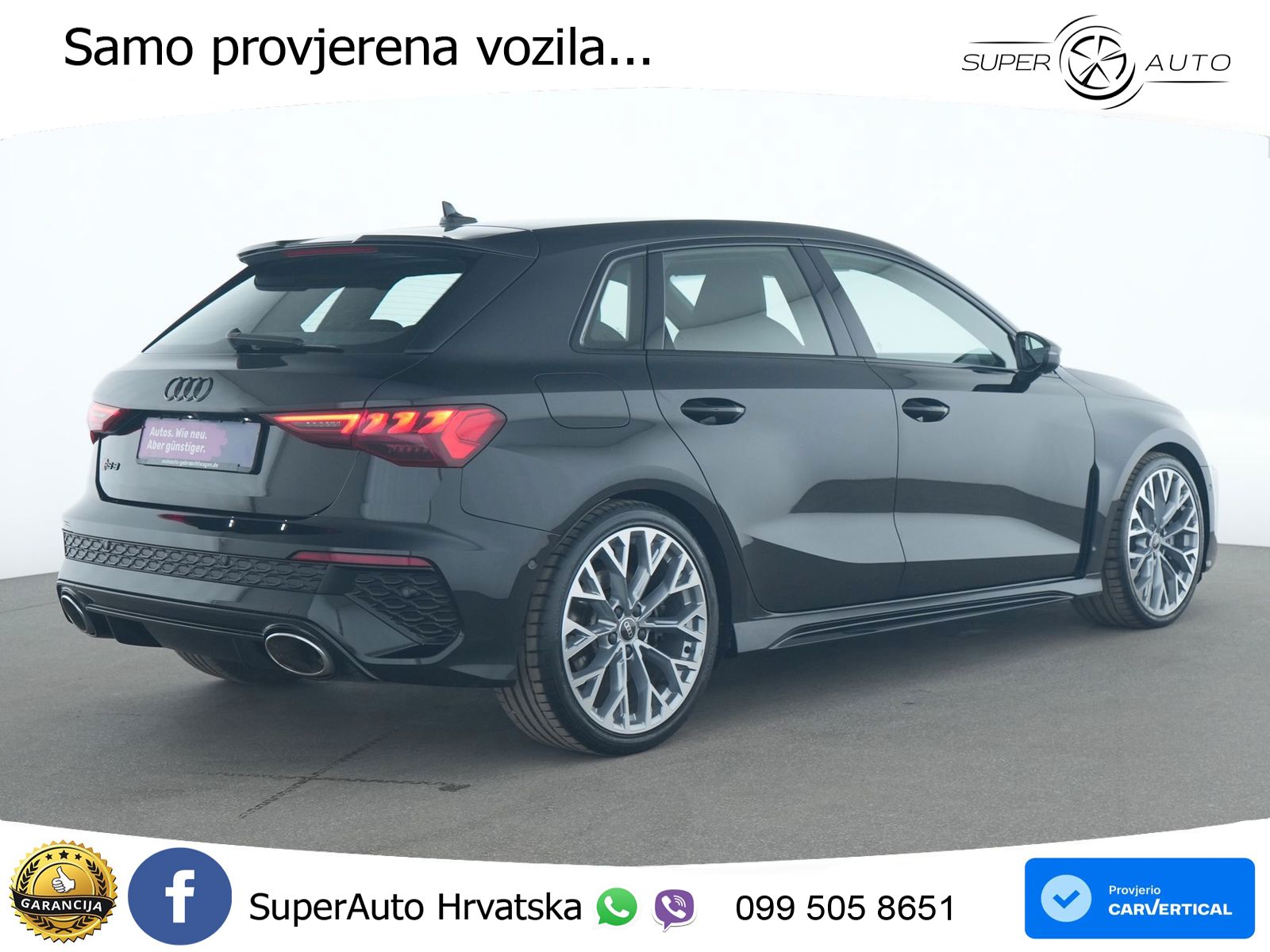 Audi RS3 Sedan 2.5 TFSI (400 KS) quattro S tronic MATRIX+GR SJED+KAM