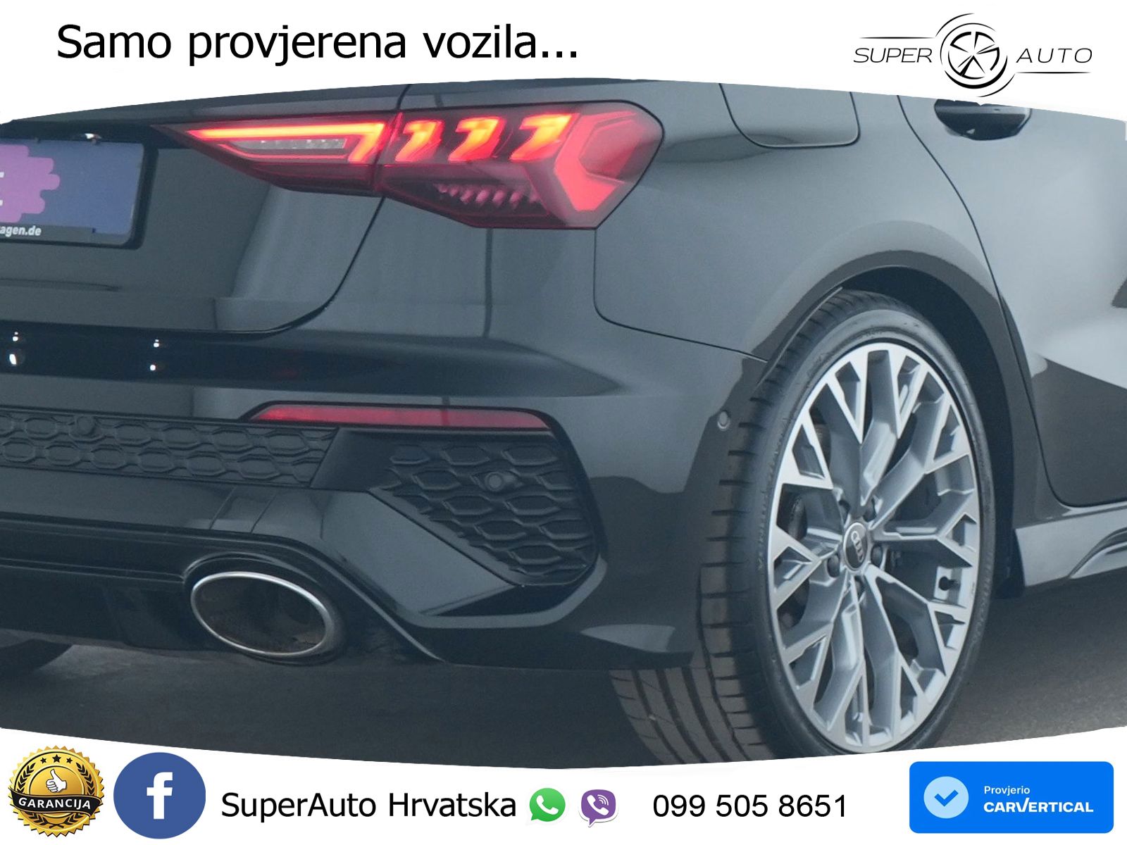Audi RS3 Sedan 2.5 TFSI (400 KS) quattro S tronic MATRIX+GR SJED+KAM