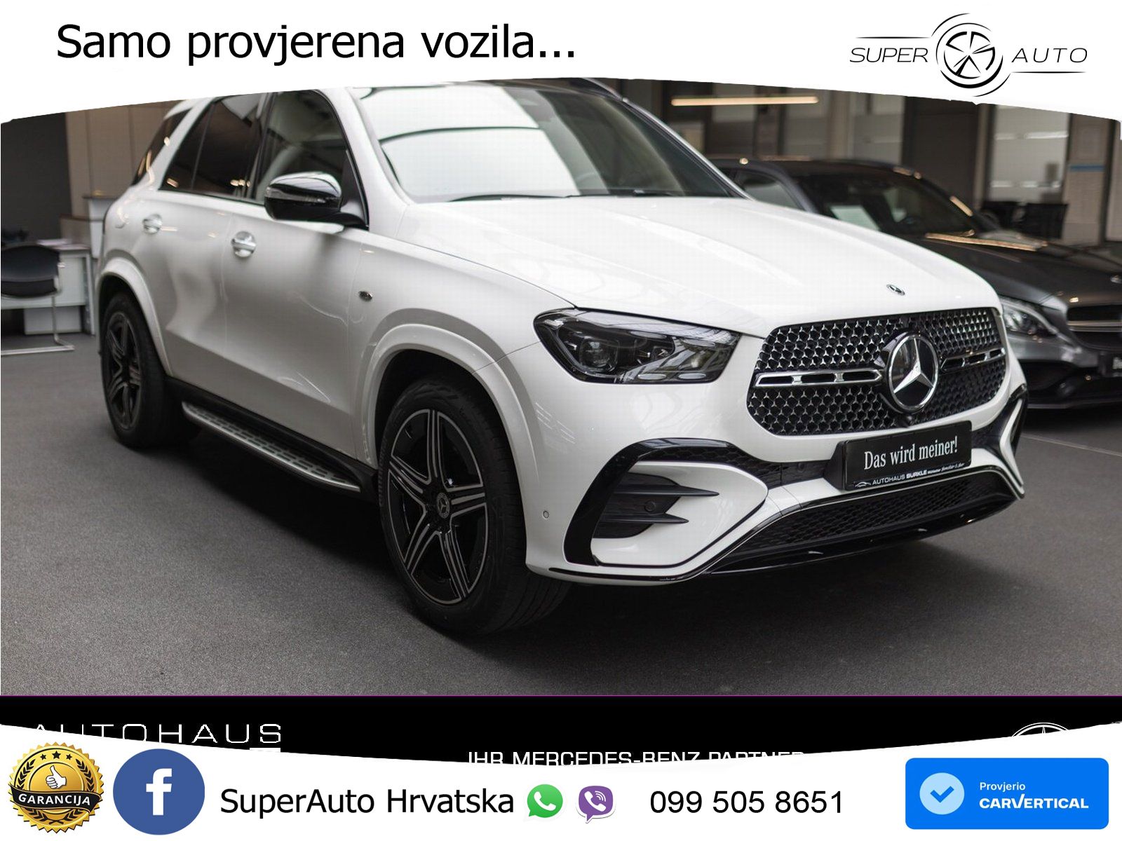 Mercedes GLE 350de (333 KS) 4MATIC 9G-TRONIC AMG ZRAČNI+ACC+GR SJED+KAM+PANO