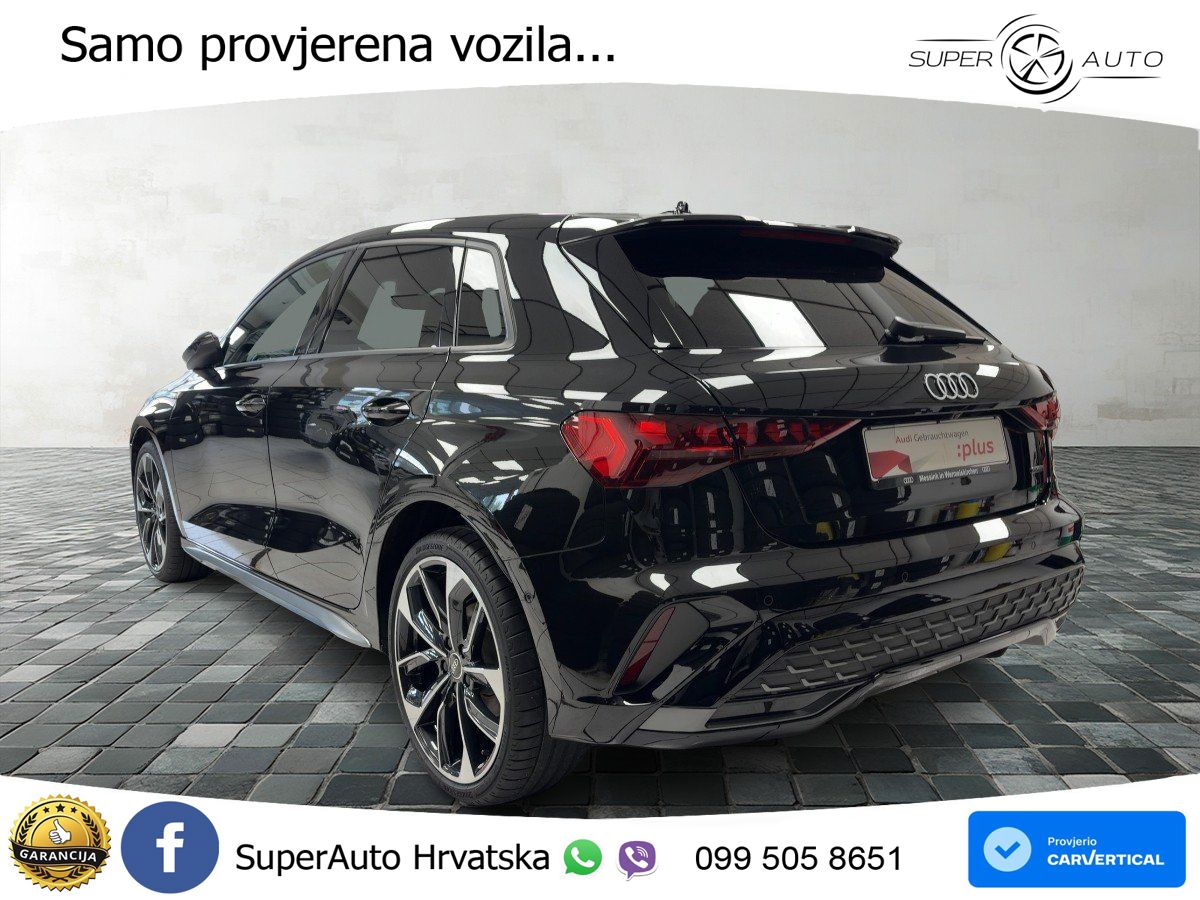 Audi A3 Sportback 40 TFSI (204 KS) quattro S tronic S line MATRIX+GR SJED+KAM