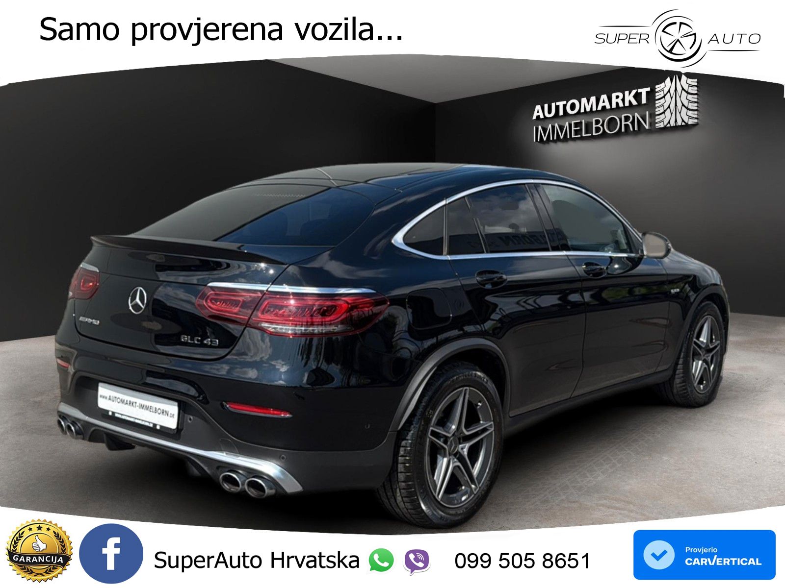 Mercedes GLC Coupe AMG 43 V6 (390 KS) 4MATIC TCT