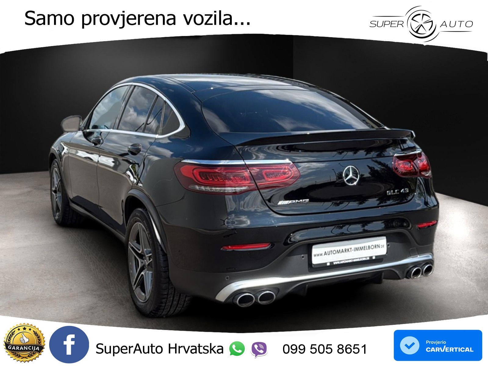 Mercedes GLC Coupe AMG 43 V6 (390 KS) 4MATIC TCT