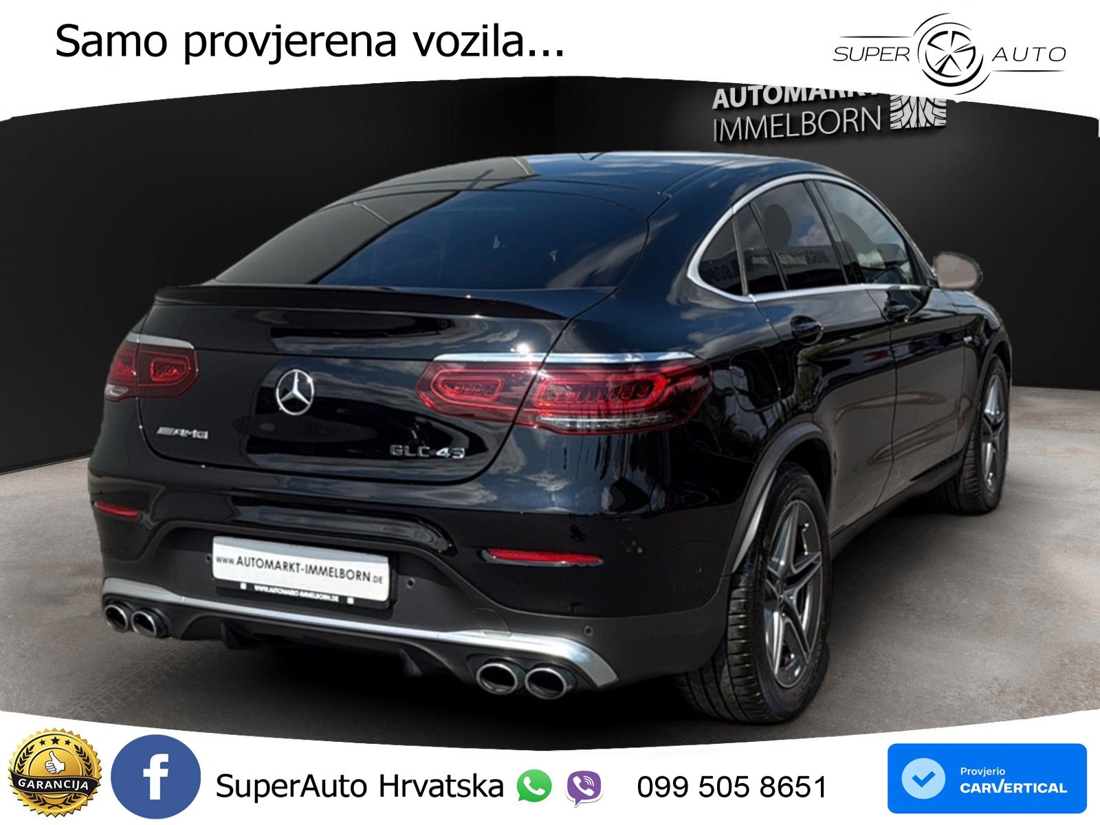 Mercedes GLC Coupe AMG 43 V6 (390 KS) 4MATIC TCT
