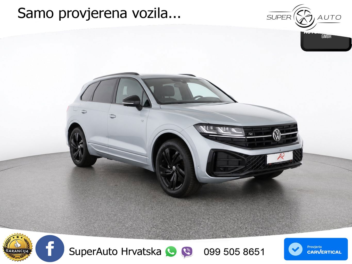 Volkswagen Touareg 3.0 V6 TDI (286 KS) 4MOTION Tiptronic ZRAČNI+ACC+GR SJED+KAM+PANO