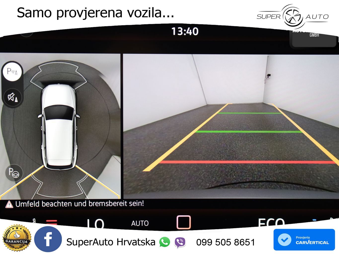 Volkswagen Touareg 3.0 V6 TDI (286 KS) 4MOTION Tiptronic ZRAČNI+ACC+GR SJED+KAM+PANO