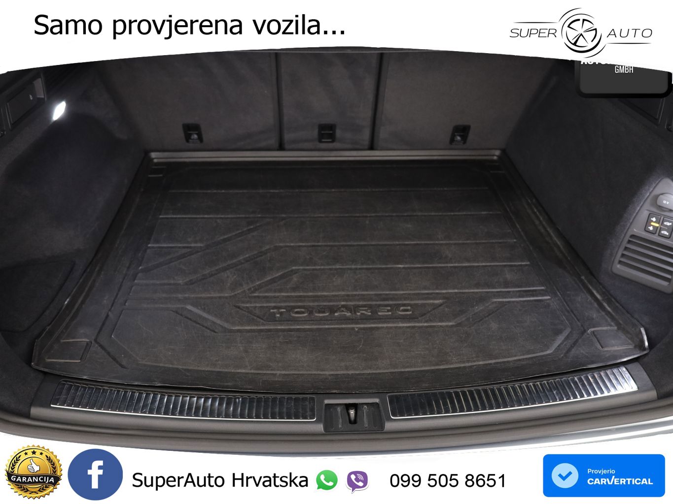 Volkswagen Touareg 3.0 V6 TDI (286 KS) 4MOTION Tiptronic ZRAČNI+ACC+GR SJED+KAM+PANO