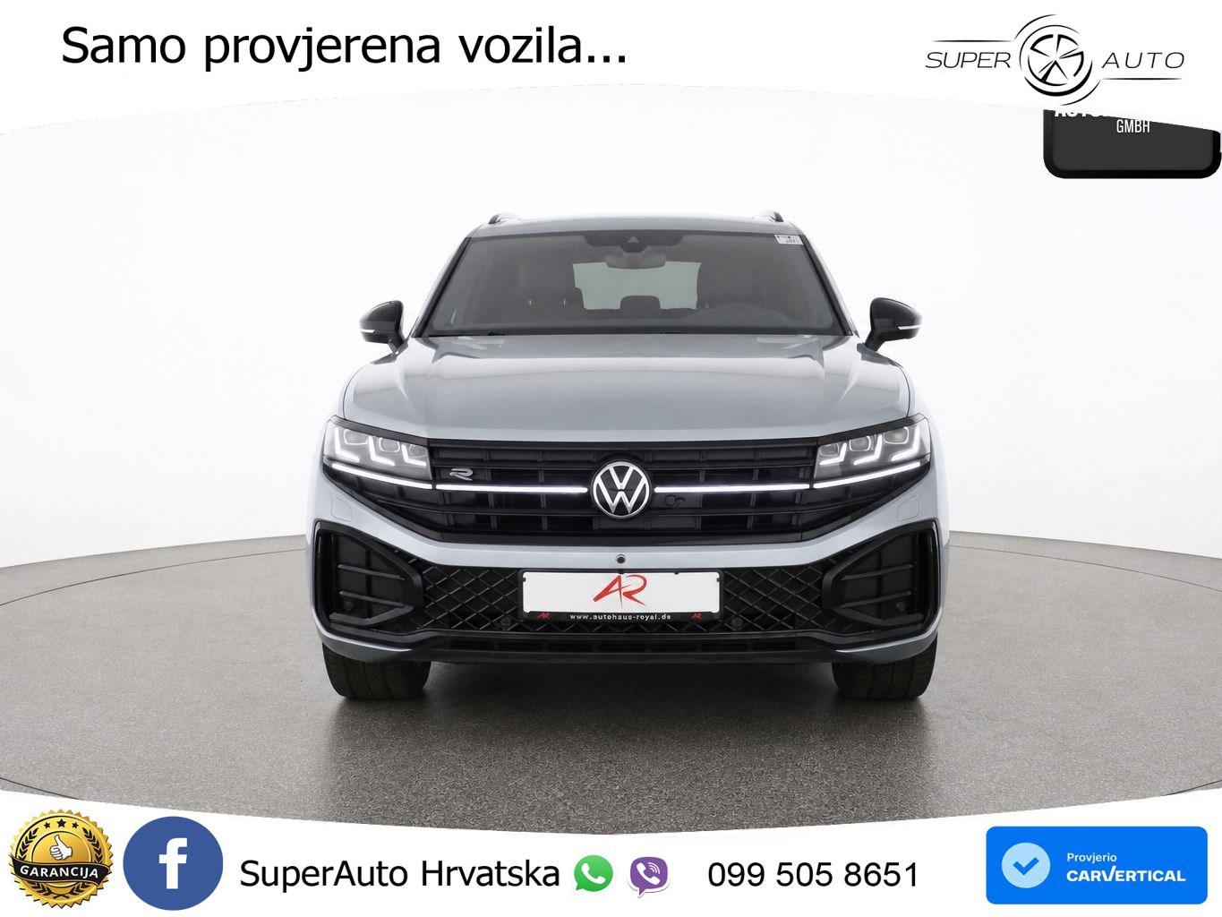 Volkswagen Touareg 3.0 V6 TDI (286 KS) 4MOTION Tiptronic ZRAČNI+ACC+GR SJED+KAM+PANO