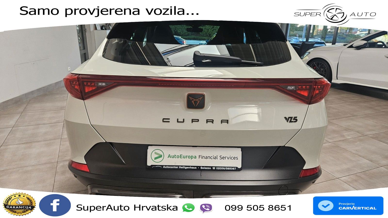 Cupra Formentor VZ5 2.5 TSI (390 KS) 4Drive DSG LED+GR SJED+ACC