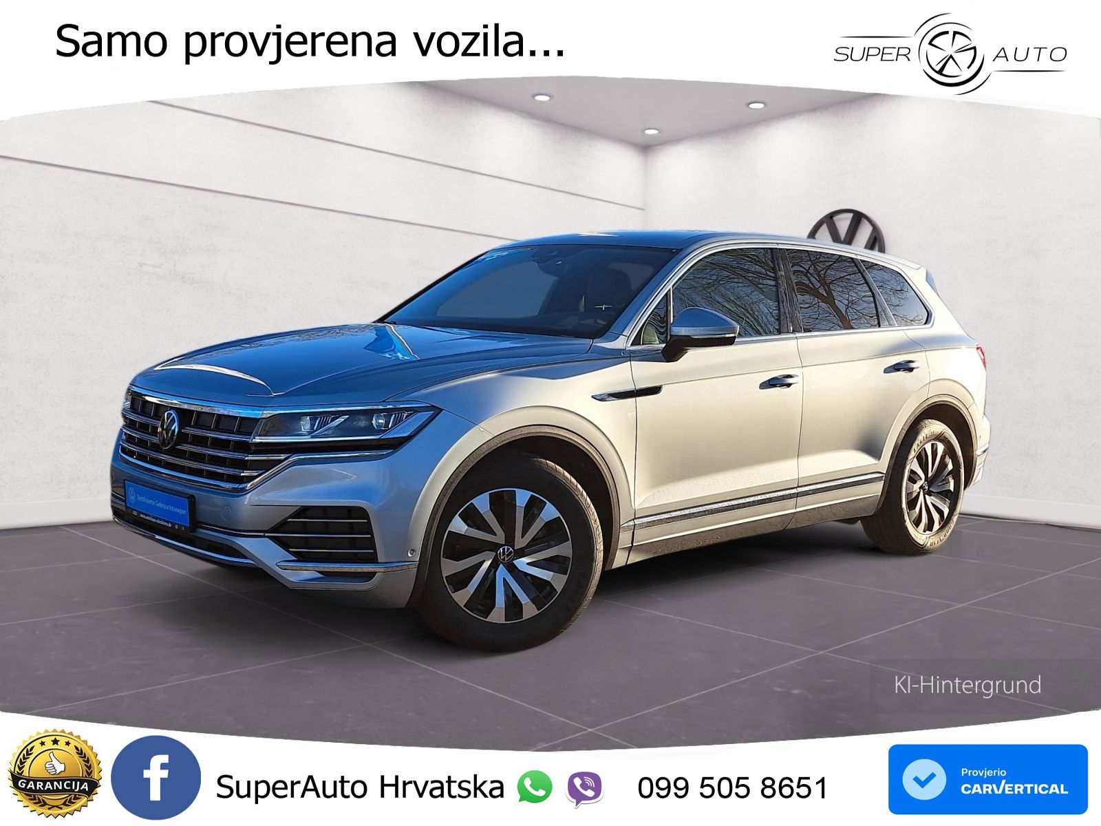 Volkswagen Touareg 3.0 V6 TDI (286 KS) 4MOTION Tiptronic ZRAČNI+ACC+4xGR SJED+KAM