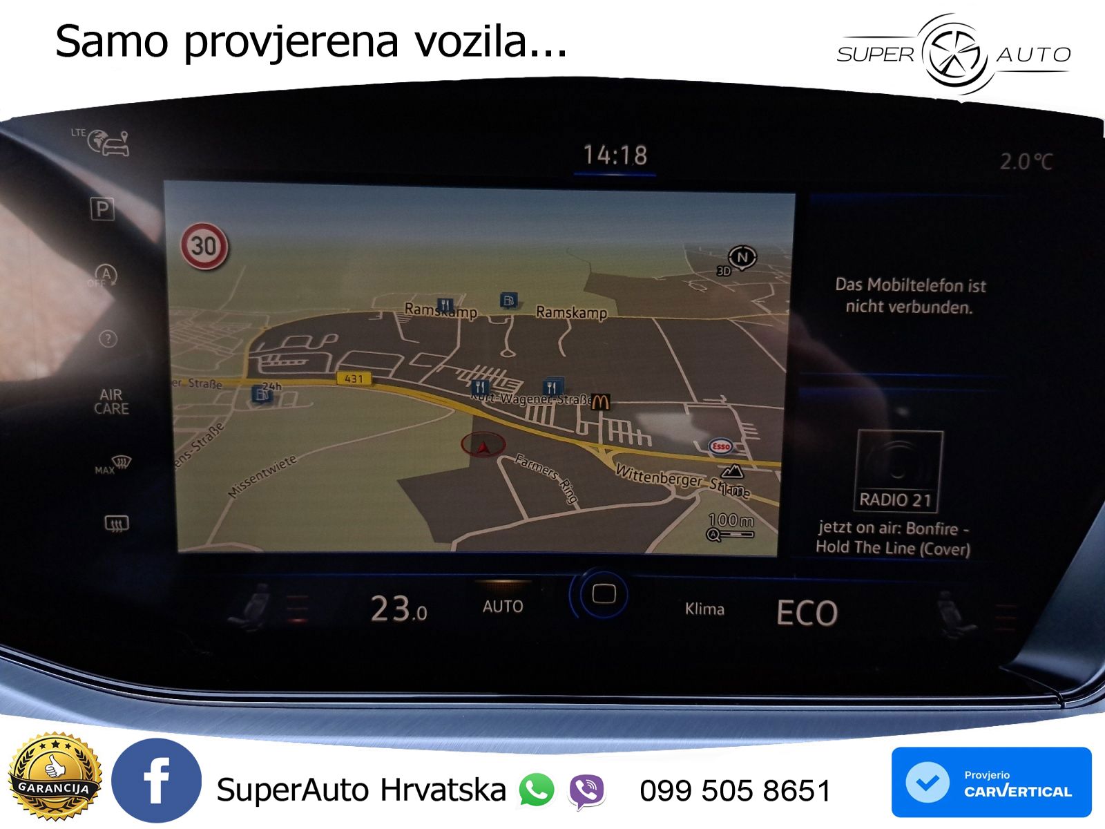 Volkswagen Touareg 3.0 V6 TDI (286 KS) 4MOTION Tiptronic ZRAČNI+ACC+4xGR SJED+KAM