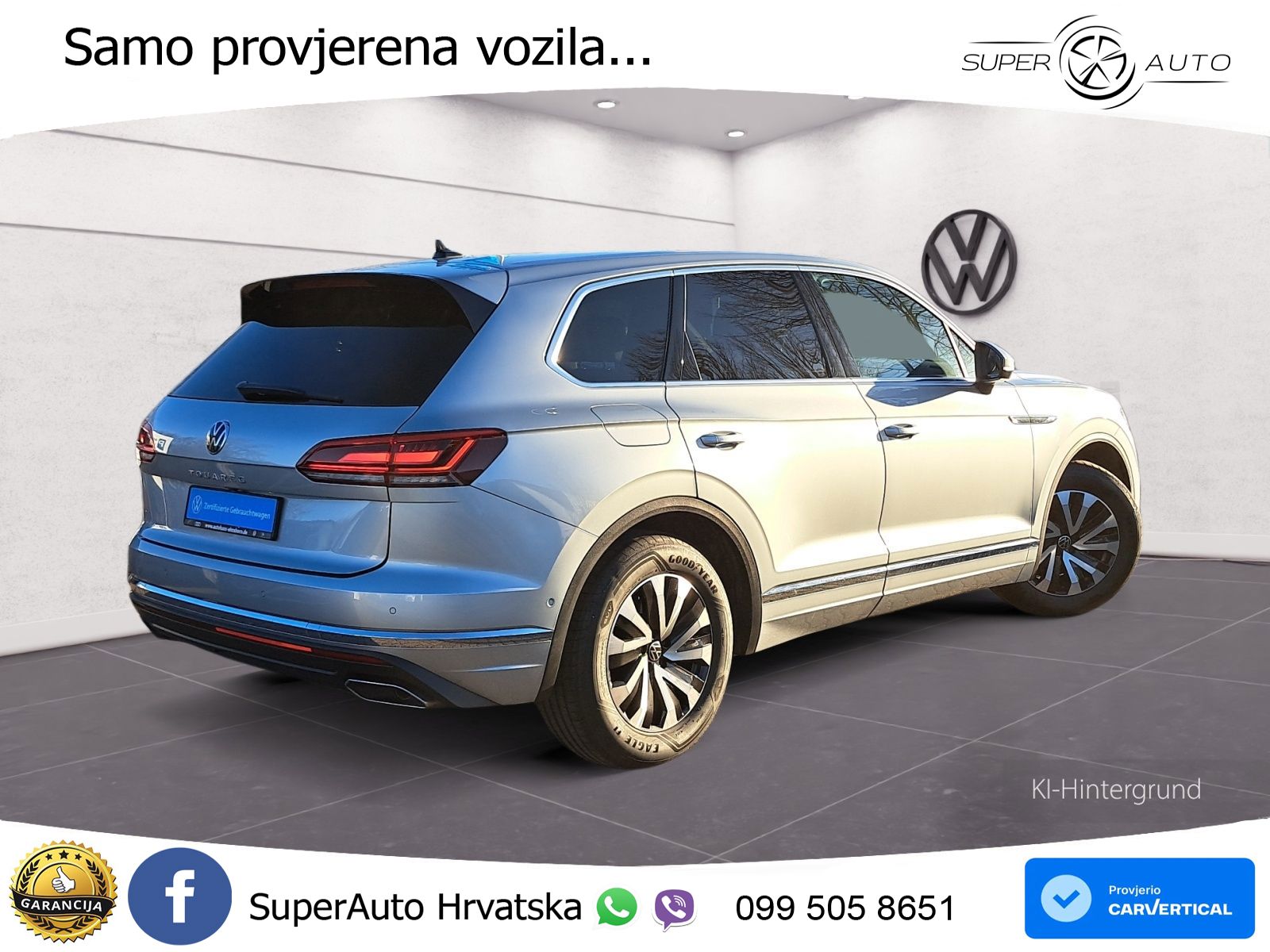 Volkswagen Touareg 3.0 V6 TDI (286 KS) 4MOTION Tiptronic ZRAČNI+ACC+4xGR SJED+KAM