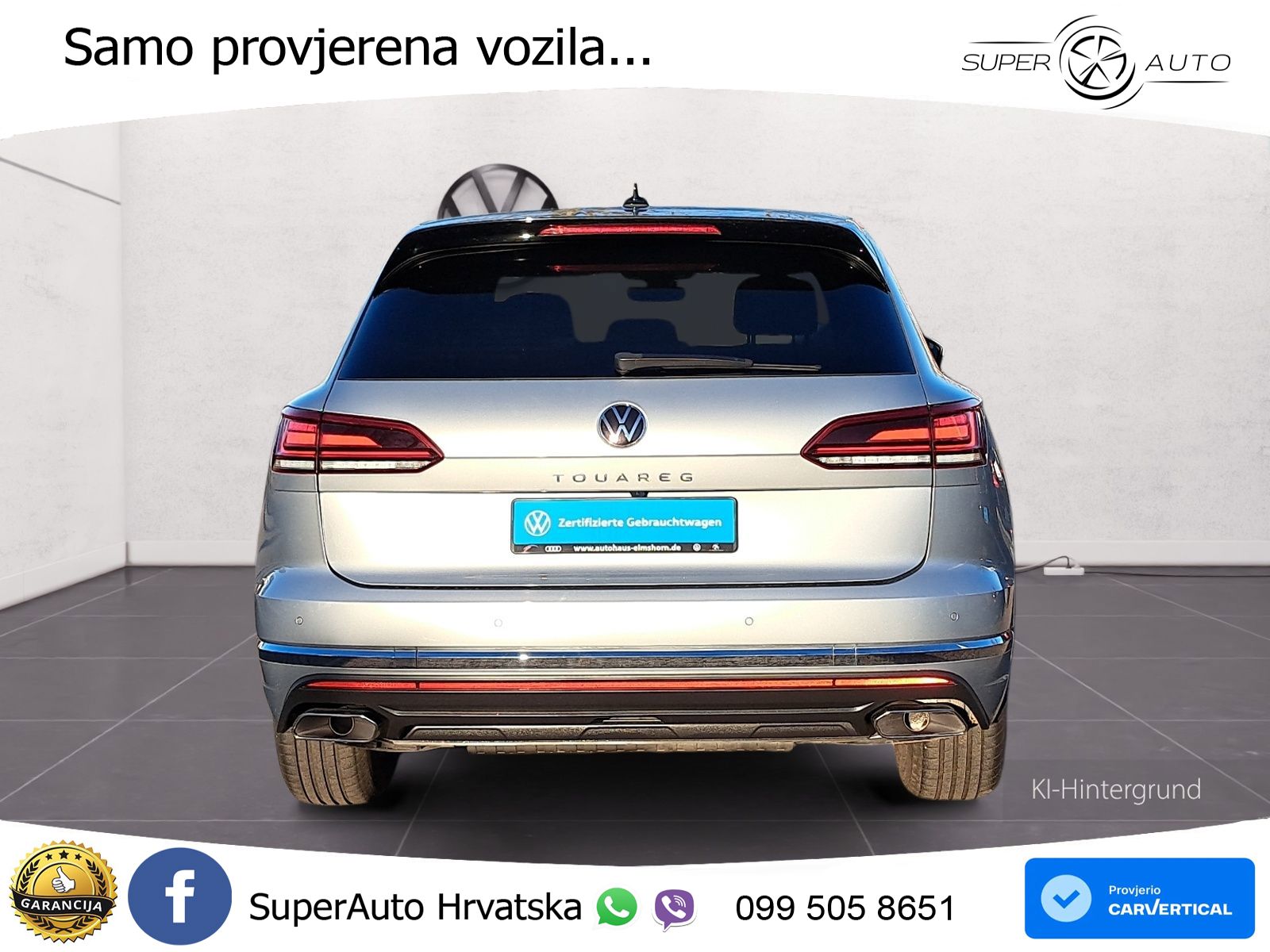 Volkswagen Touareg 3.0 V6 TDI (286 KS) 4MOTION Tiptronic ZRAČNI+ACC+4xGR SJED+KAM