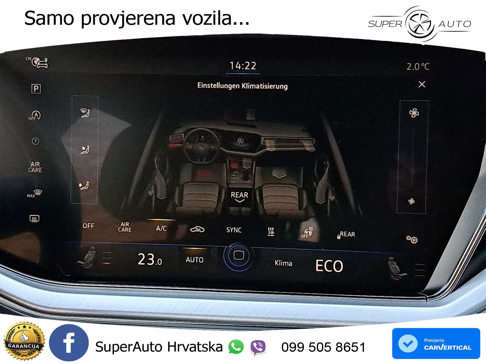 Volkswagen Touareg 3.0 V6 TDI (286 KS) 4MOTION Tiptronic ZRAČNI+ACC+4xGR SJED+KAM