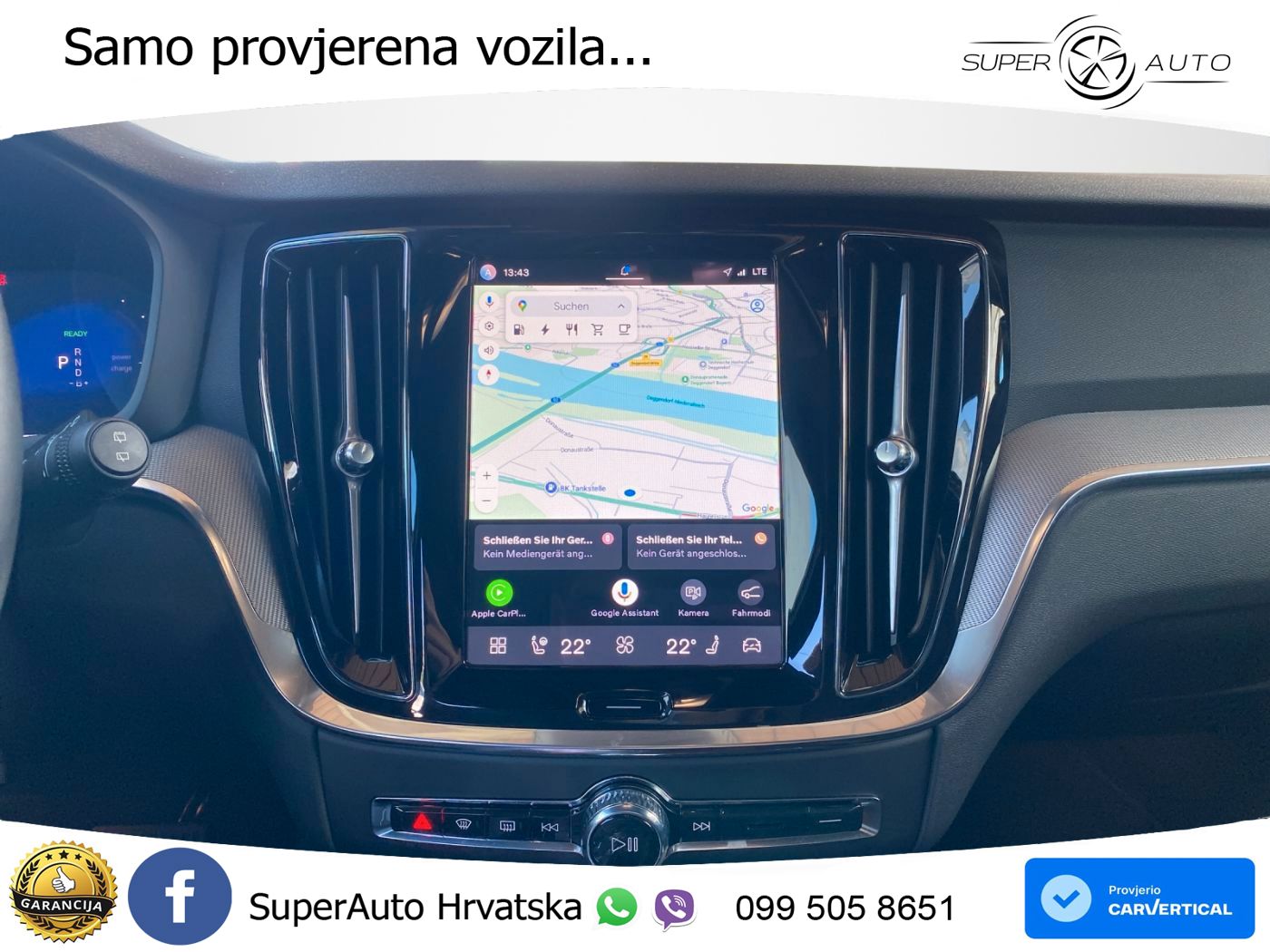 Volvo V60 2.0 T8 AWD Geartronic LED+GR SJED+ACC