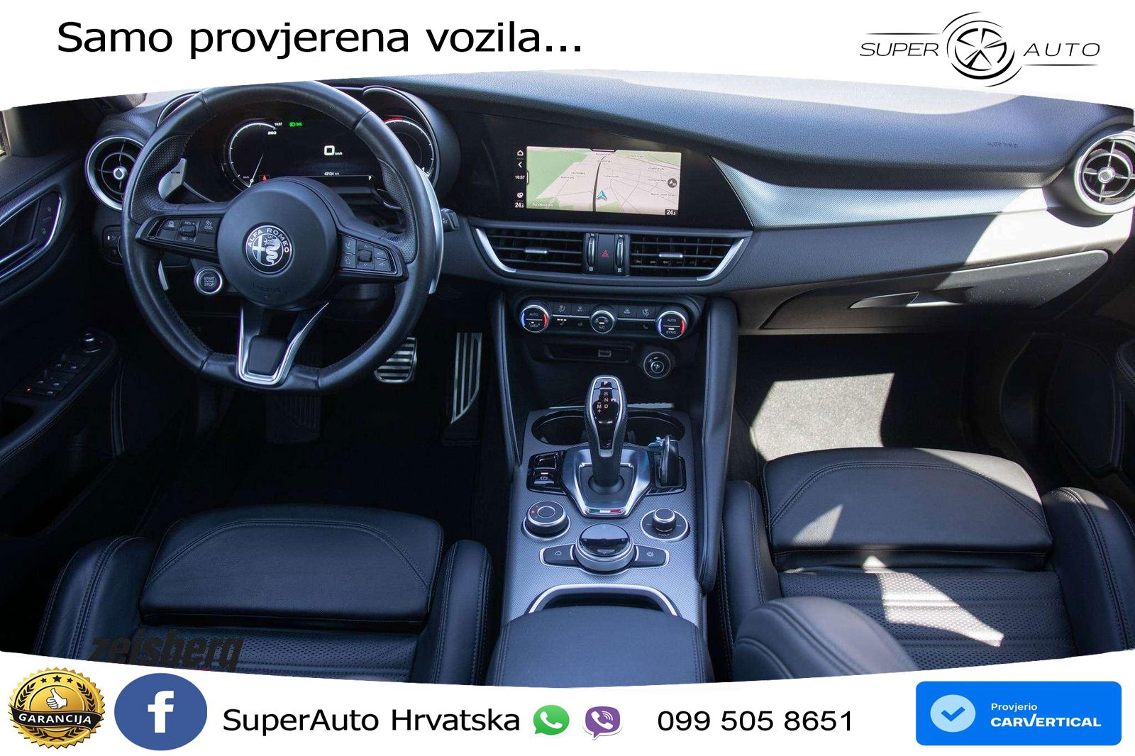 Alfa Romeo Giulia 2.0 Turbo (280 KS) Q4 Automatic LED+GR SJED+ACC