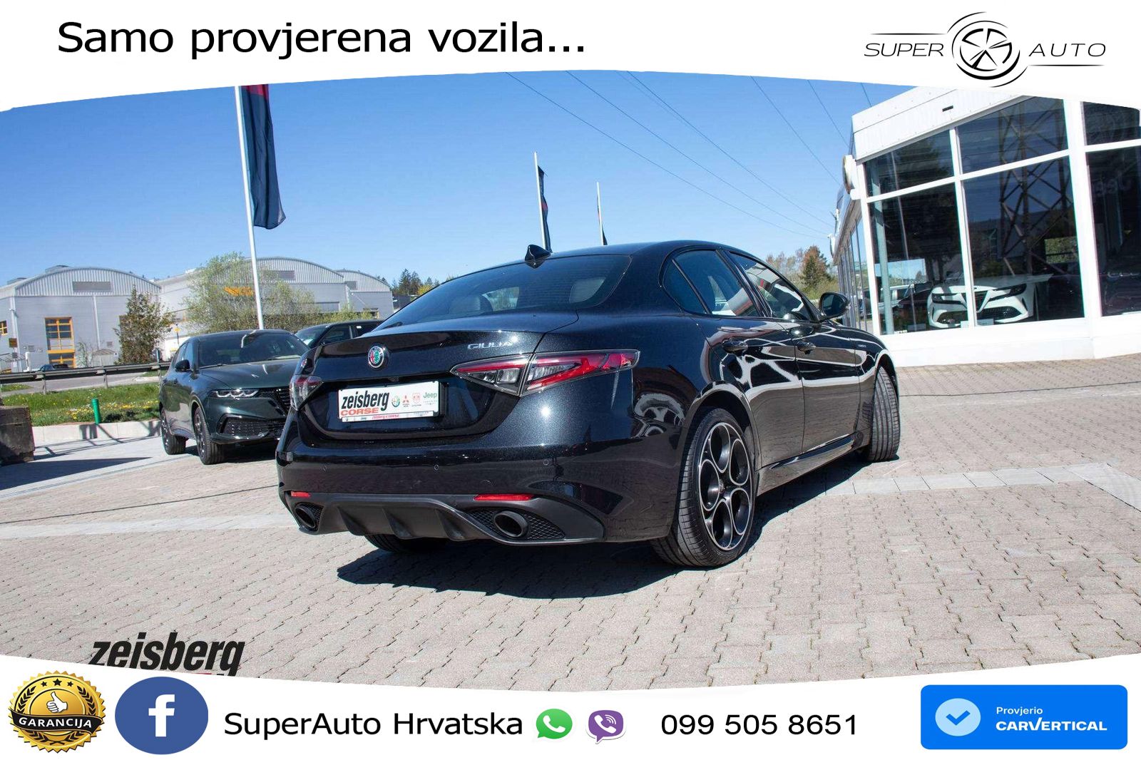 Alfa Romeo Giulia 2.0 Turbo (280 KS) Q4 Automatic LED+GR SJED+ACC