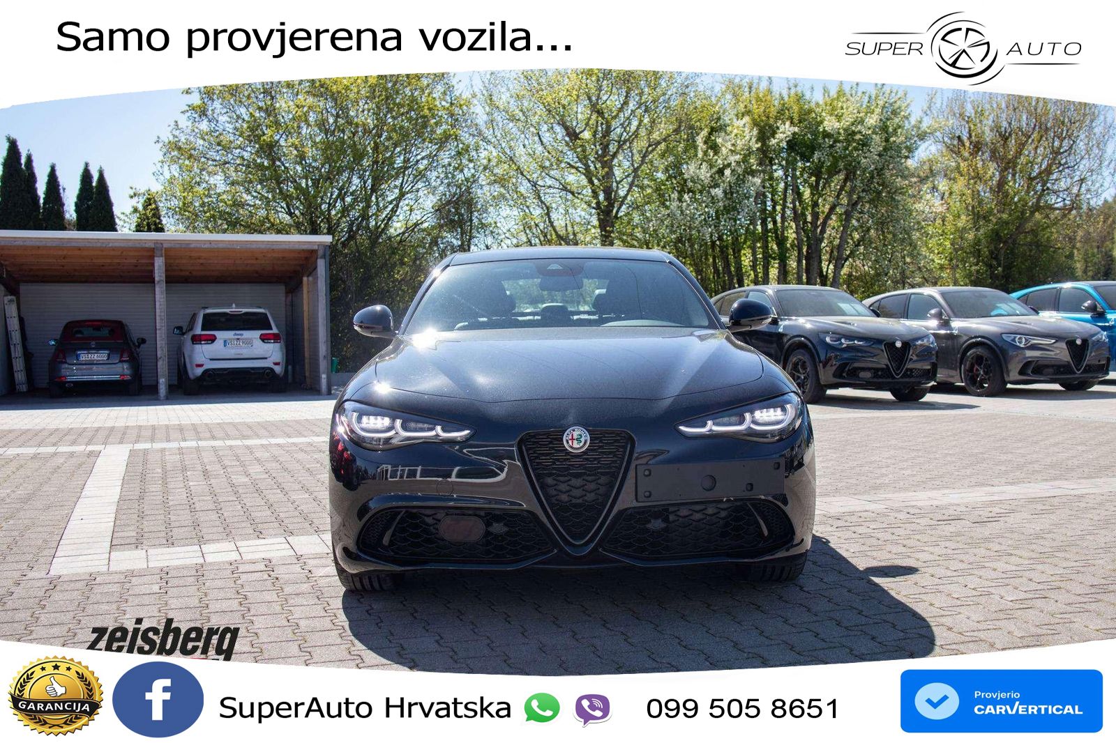 Alfa Romeo Giulia 2.0 Turbo (280 KS) Q4 Automatic LED+GR SJED+ACC