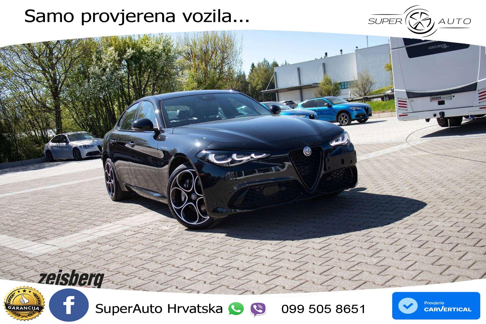 Alfa Romeo Giulia 2.0 Turbo (280 KS) Q4 Automatic LED+GR SJED+ACC