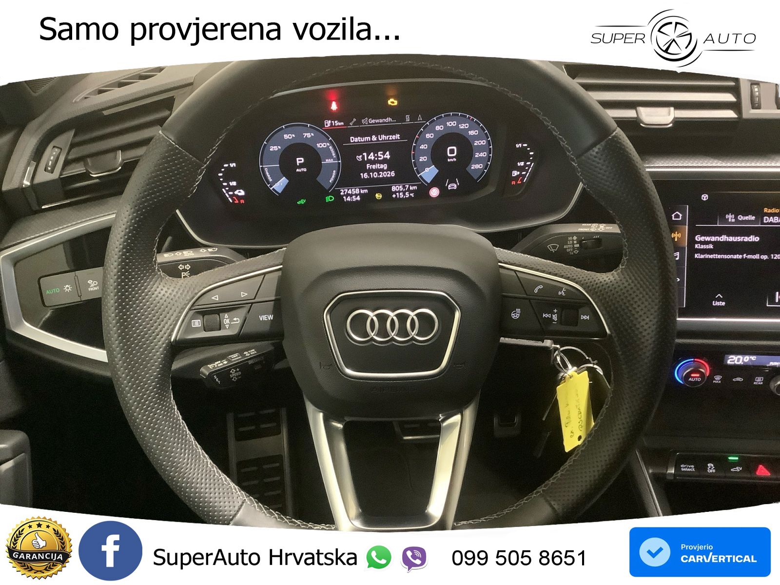 Audi Q3 Sportback 45 TFSIe (245 KS) S tronic S line LED+GR SJED+ACC