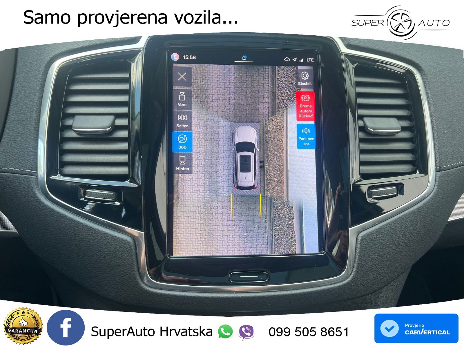 Volvo XC90 2.0 B5 Diesel AWD Automatic ACC+GR SJED+360+PANO