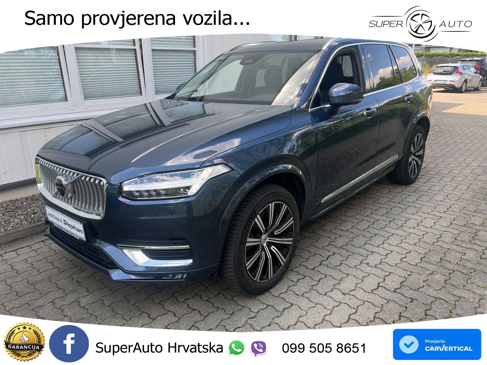 Volvo XC90 2.0 B5 Diesel AWD Automatic ACC+GR SJED+360+PANO