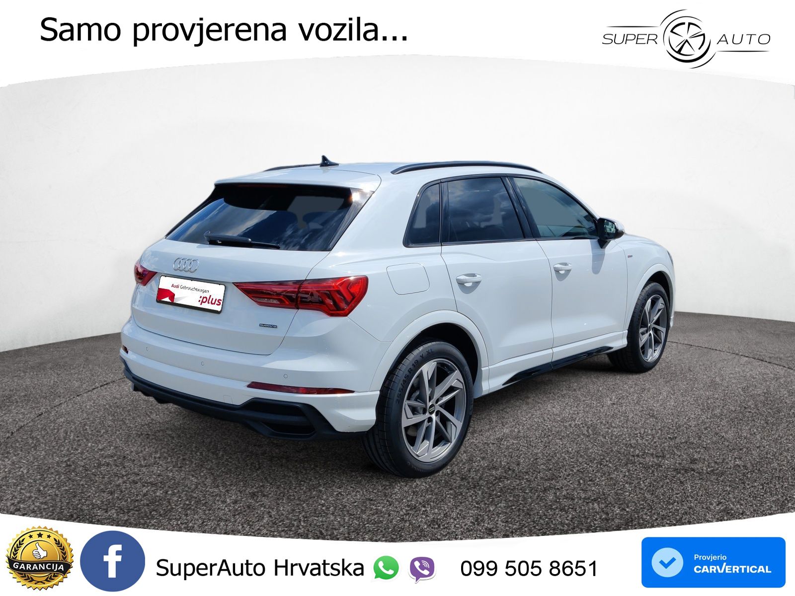Audi Q3 40 TFSI (190 KS) quattro S tronic S line LED+GR SJED+ACC