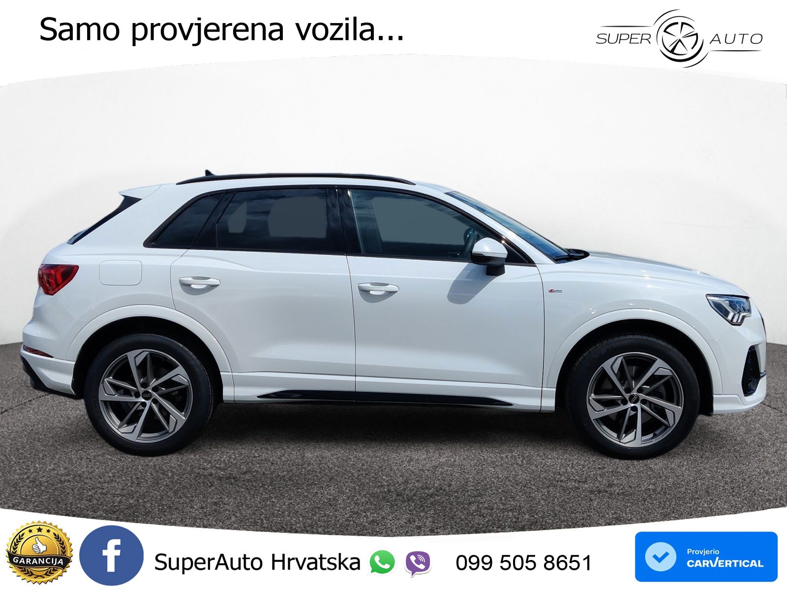 Audi Q3 40 TFSI (190 KS) quattro S tronic S line LED+GR SJED+ACC