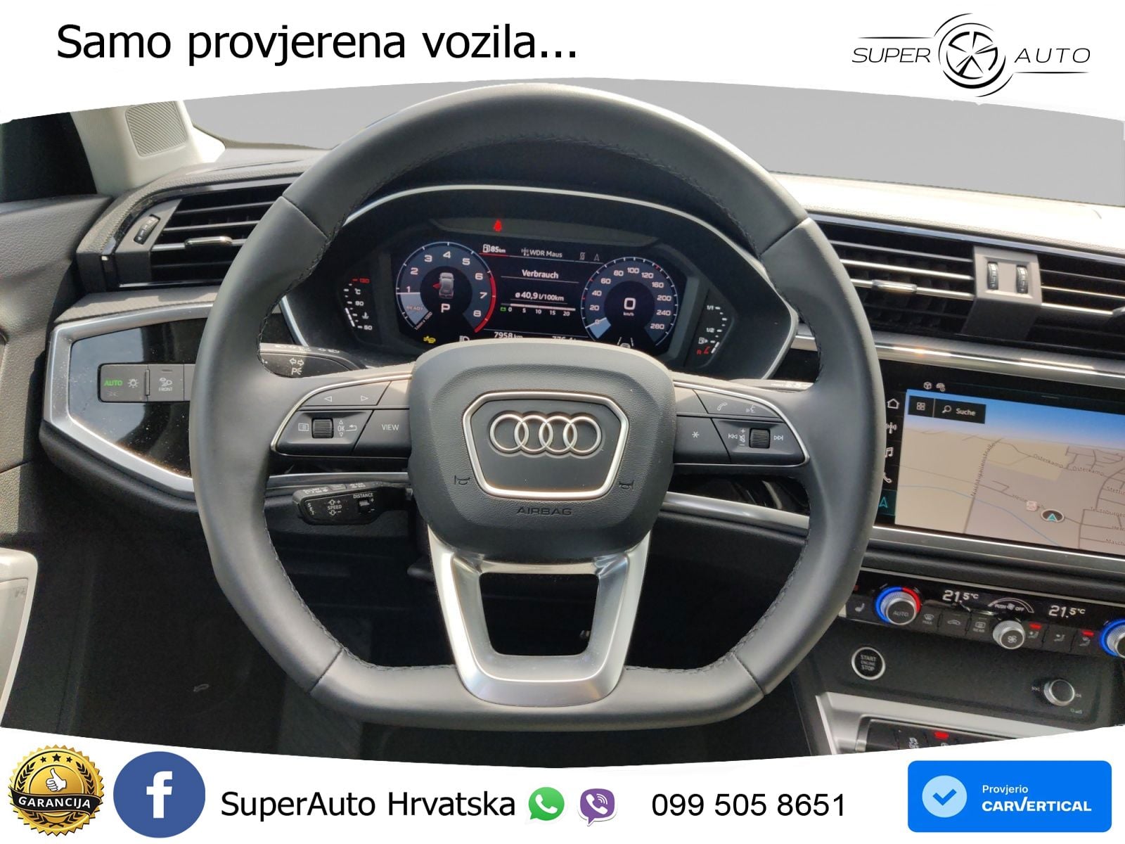 Audi Q3 40 TFSI (190 KS) quattro S tronic S line LED+GR SJED+ACC